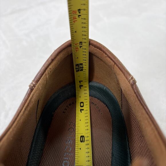 Clarks Collection Extreme Comfort Men\'s Brown Leather Shoes Size 9.5W Lace Up FS main image 14